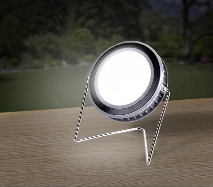 RY-T912 Projecteur LED rechargeable rond portable à énergie solaire 10 W USB 