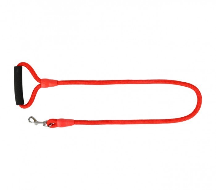 Laisse en corde ART 0084 114 cm pour petits et moyens chiens avec mousqueton 