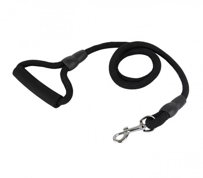 Laisse en corde ART 0084 114 cm pour petits et moyens chiens avec mousqueton 