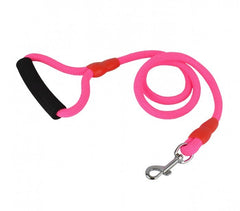 Laisse en corde ART 0084 114 cm pour petits et moyens chiens avec mousqueton 