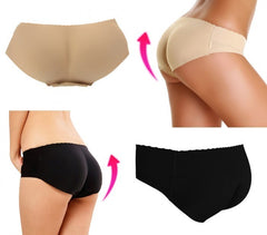 22025 Culotte rembourrée en microfibres effet push-up sans couture