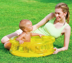 51112 Piscine gonflable enfant Bestway 3 couleurs 64 x 25 cm plancher gonflable