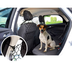 990013 Filet pare-chien en maille élastique pour transport des chiens en voiture