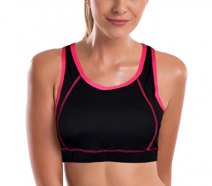 DST16112 Soutien-gorge de sport mod. VANILLA couleurs fluo avec dos nageur