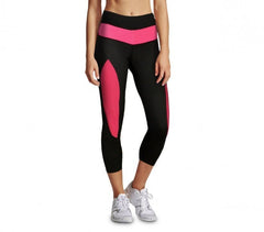 Leggings de sport KZ-178 femmes tissu technique gym et running longueur mollets
