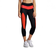 Leggings de sport KZ-178 femmes tissu technique gym et running longueur mollets