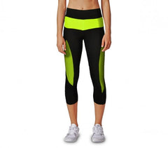 Leggings de sport KZ-178 femmes tissu technique gym et running longueur mollets
