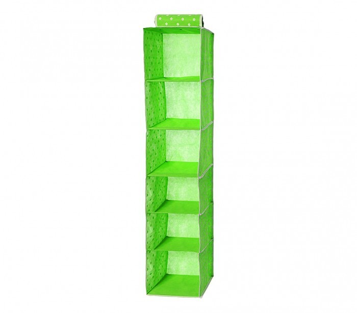 782609 Organisateur de vêtements à suspendre 6 tablettes 28 x 28 x 120 cm