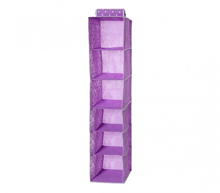 782609 Organisateur de vêtements à suspendre 6 tablettes 28 x 28 x 120 cm