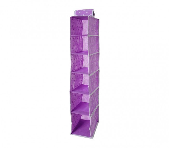 782608 Organisateur de vêtements à suspendre 6 tablettes 15 x 28 x 90 cm