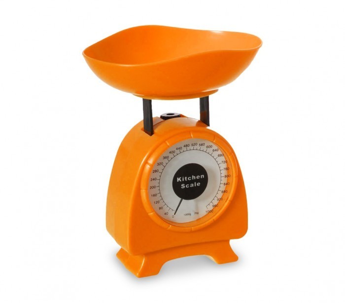 803503 Petite balance de cuisine fine analogique jusqu'à 1 KG plusieurs couleurs