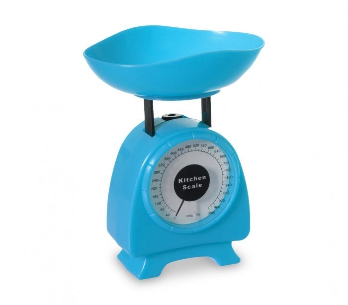 803503 Petite balance de cuisine fine analogique jusqu'à 1 KG plusieurs couleurs