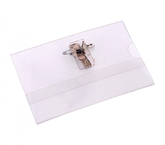 450182 Set de 24 porte-badges avec pince 90 x 60 mm carte
