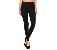 BM03 Leggings en coton extensibles pour femmes couleurs tendances gris noir bleu