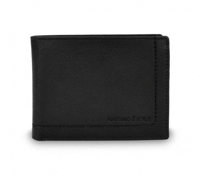 Portefeuille pour hommes 8806-PSB25 en cuir ANTONIO BASILE avec portemonnaie