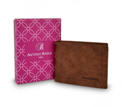 Portefeuille pour hommes 8806-PSB25 en cuir ANTONIO BASILE avec portemonnaie