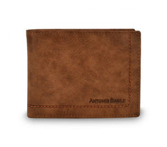 Portefeuille pour hommes 8806-PSB25 en cuir ANTONIO BASILE avec portemonnaie