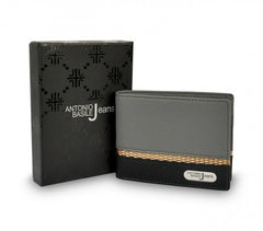 Portefeuille pour hommes 8806 PSB30 en cuir ANTONIO BASILE avec portemonnaie