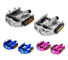 Paire de pédales vélo de rechange en aluminium FLAT broche ø 14,2 mm 300057