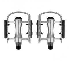 Paire de pédales vélo de rechange en aluminium FLAT broche ø 14,2 mm 300057