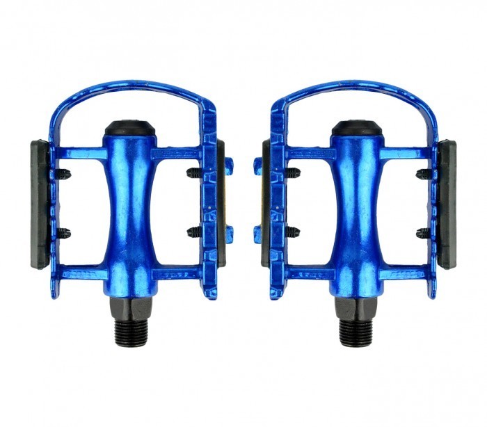 Paire de pédales vélo de rechange en aluminium FLAT broche ø 14,2 mm 300057