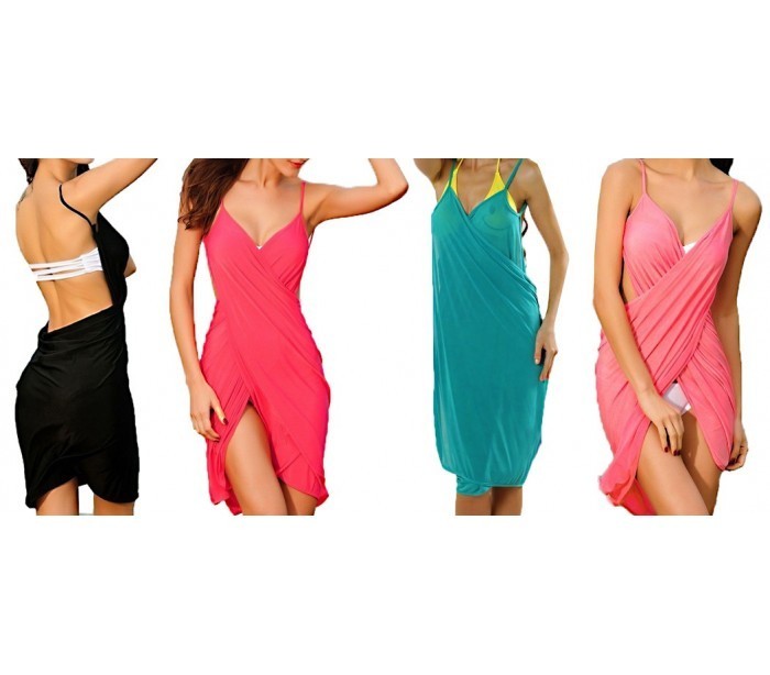 Sarong paréo Cover Up Bikini Wrap robe de maillot de bain convertible
