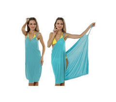 Sarong paréo Cover Up Bikini Wrap robe de maillot de bain convertible