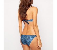 Maillot de bain bandeau Bikini MWS Ahead mod. Flowers avec rembourrage amovible