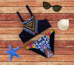 Maillot de bain bikini avec top mod. Savannah par MWS AHEAD fantaisie ethnique
