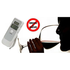 Alcootest portable LCD double affichage numérique avec horloge blanche