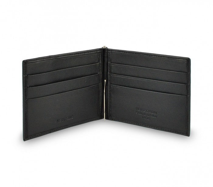 Porte-cartes de crédit PIERRE CARDIN vrai cuir 8858 TILAK07 avec pince à billet