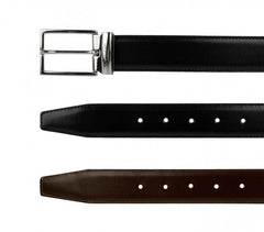 Ceinture CK014 B48 en cuir CALVIN KLEIN avec boucle en acier poli 110 / 125 cm