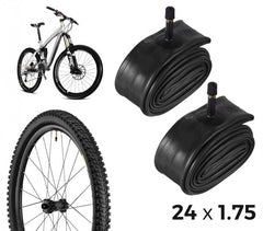 Kit de 2 chambres à air pour vélo 304550 réparation des crevaisons 24 x 1.75