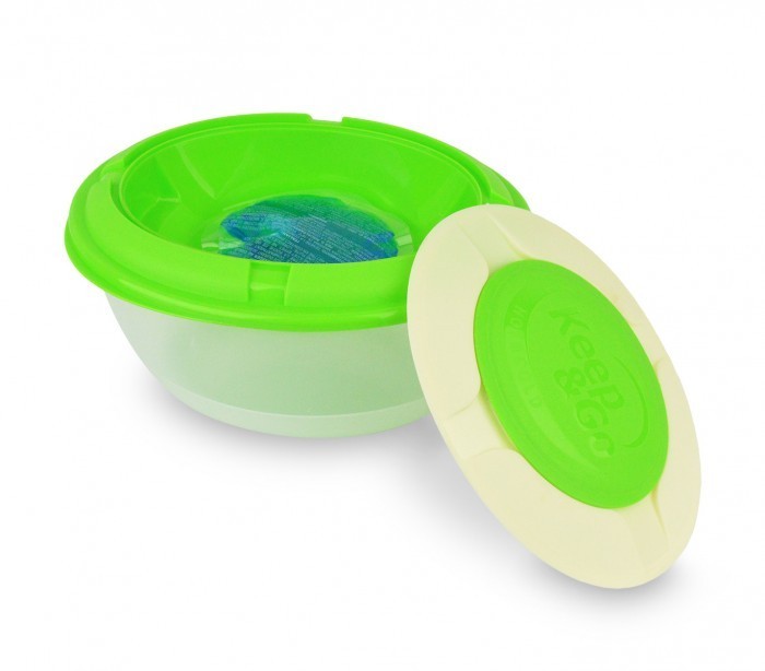 Boîte repas / déjeuner 355305 avec du gel réfrégirant chaud-froid