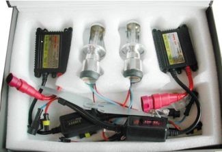 Kit lumières xenon + tableau slim h4 6000k 12v 
