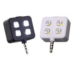221791 Mini Flash à 4 LED pour selfies compatibles avec Samsung et Apple