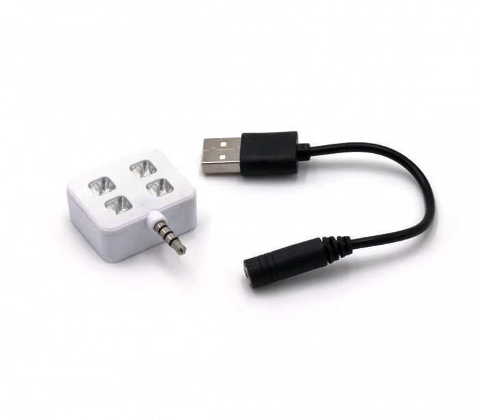 221791 Mini Flash à 4 LED pour selfies compatibles avec Samsung et Apple