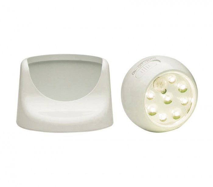 341780 Spot 8 LED 360 degrés à détecteur de mouvement avec bouton ON-OFF