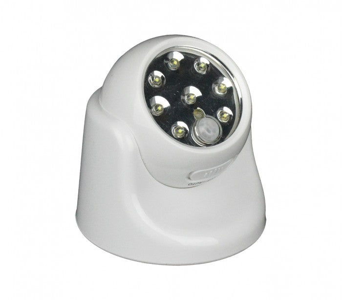 341780 Spot 8 LED 360 degrés à détecteur de mouvement avec bouton ON-OFF