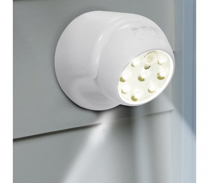 341780 Spot 8 LED 360 degrés à détecteur de mouvement avec bouton ON-OFF