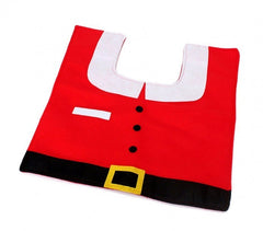 3036 Ensemble de décoration de toilettes Père Noël siège ,tapis et porte-rouleau