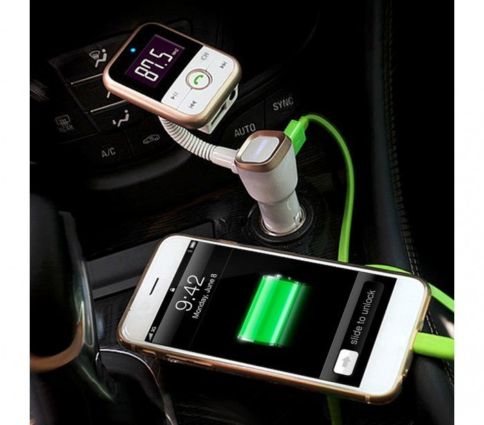 Kit bluetooth MAINS LIBRES libre appels et lecture mp3 entrée USB et carte sd