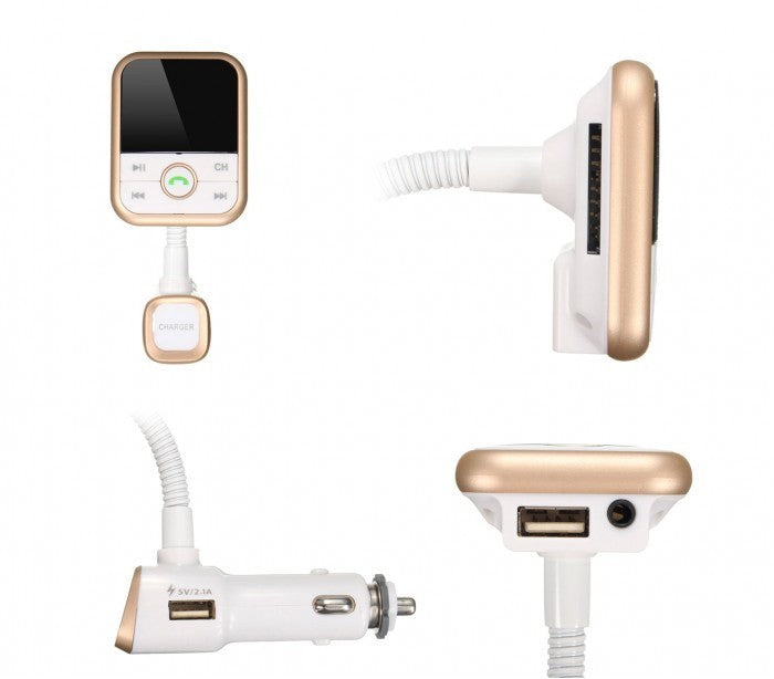 Kit bluetooth MAINS LIBRES libre appels et lecture mp3 entrée USB et carte sd