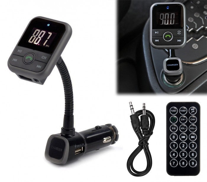 Kit bluetooth MAINS LIBRES libre appels et lecture mp3 entrée USB et carte sd