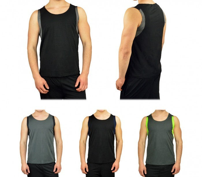 KZ-325 Débardeur de sport hommes modèle TECHNO du S au XL