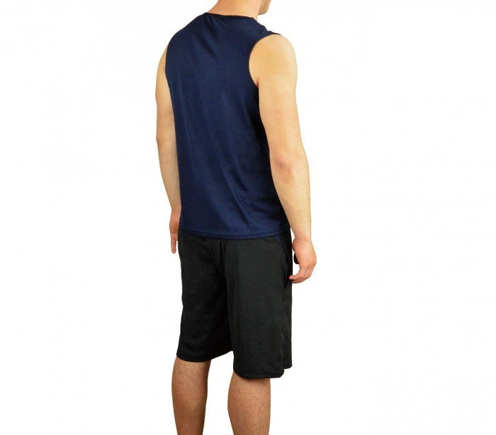 Ensemble de sport pour hommes modèle TECHNICOLOR short et débardeur