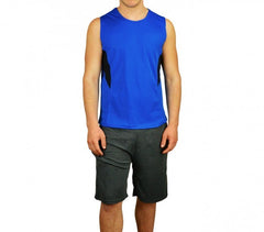 Ensemble de sport pour hommes modèle TECHNICOLOR short et débardeur