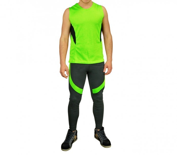 Ensemble de sport pour hommes modèle TECHNICOLOR pantalon et débardeur