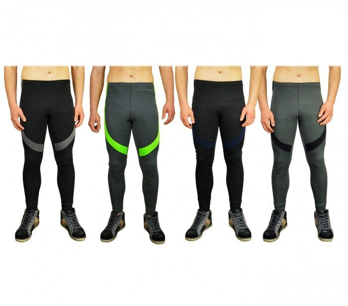 KZ-327 Pantalon de sport pour hommes empiècements colorés et tissu respirant