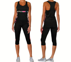 Ensemble de sport pour femmes GUINONE débardeur et leggings mollet en 3 couleurs